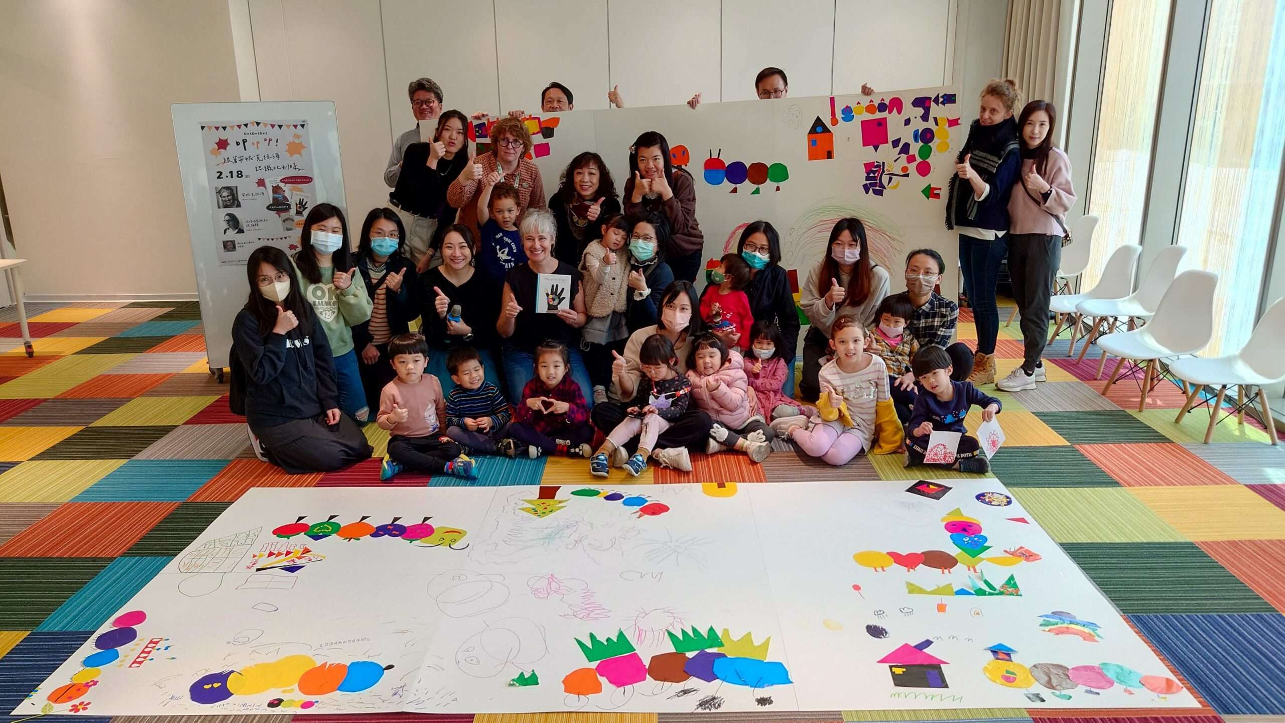 桃市圖迎接台灣法語月 比利時繪本大師搶先登場 比利時繪本大師安妮·克拉海於台北國際書展前蒞臨桃市圖 2 0 scaled