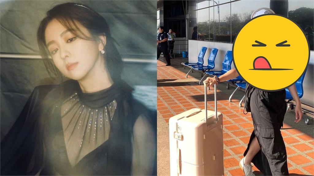 清邁機場耳機女「緊身坦克背心大變形」竟是周曉涵!網熱暈:哇…