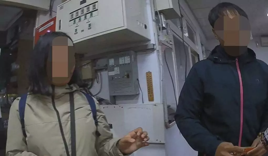 男與懷孕妻1原因路旁發抖 蘆竹警暖心助返家 405877