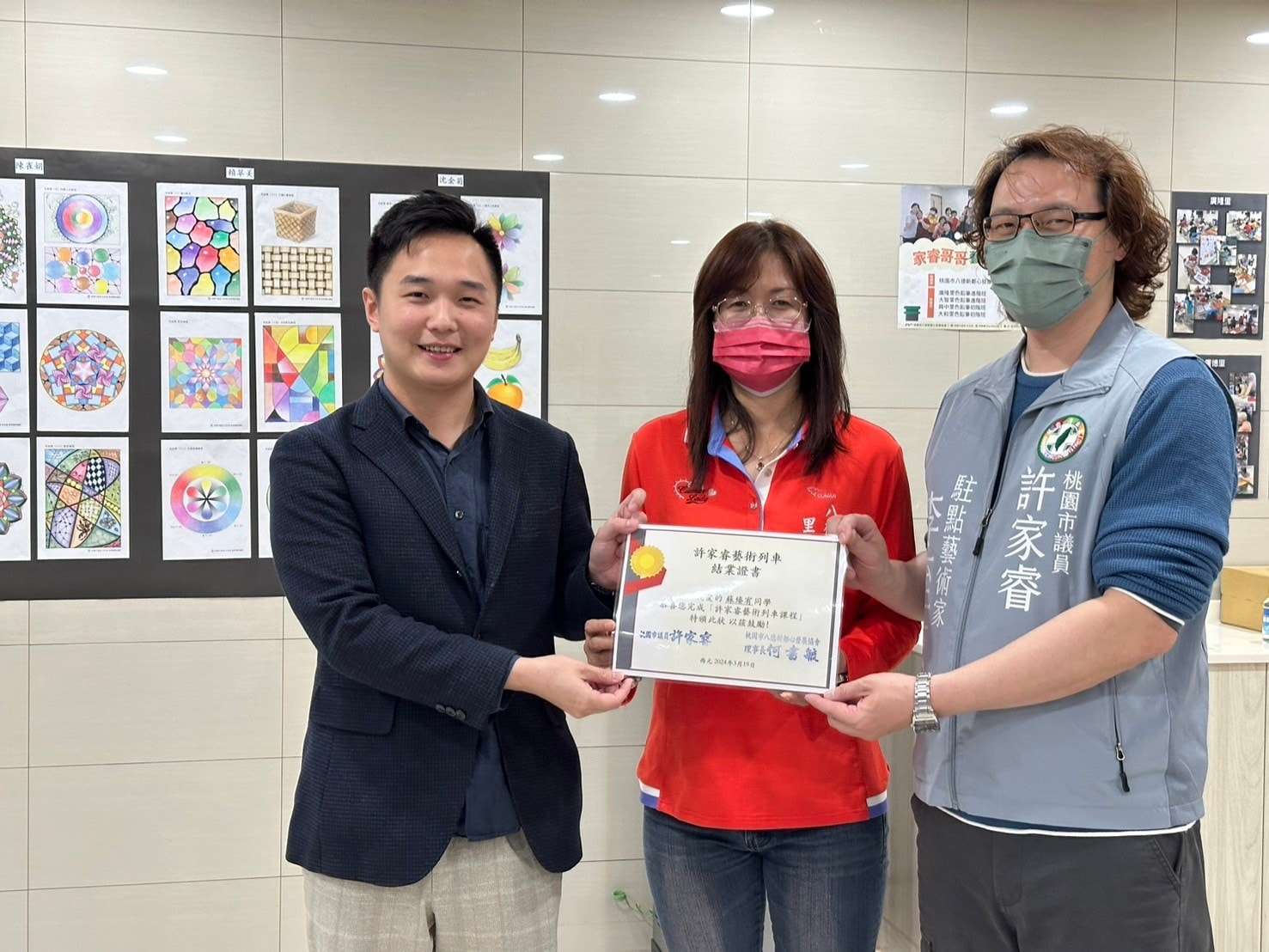 許家睿推動藝術列車 在社區開設美感學習課程