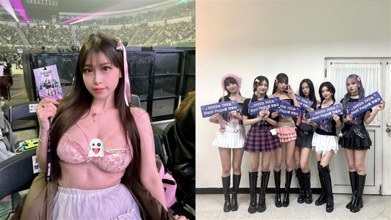 網紅只穿內衣朝聖IVE 當眾慘摔這1物噴飛