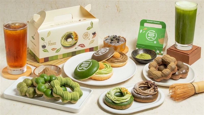 限時買5送2!Mister Donut抹茶甜甜圈開賣