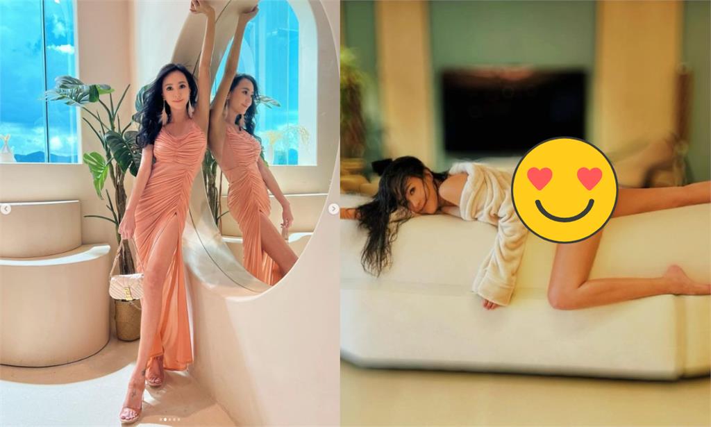 關穎「私下撩人照」激辣解放!趴沙發「下身光溜」網看呆