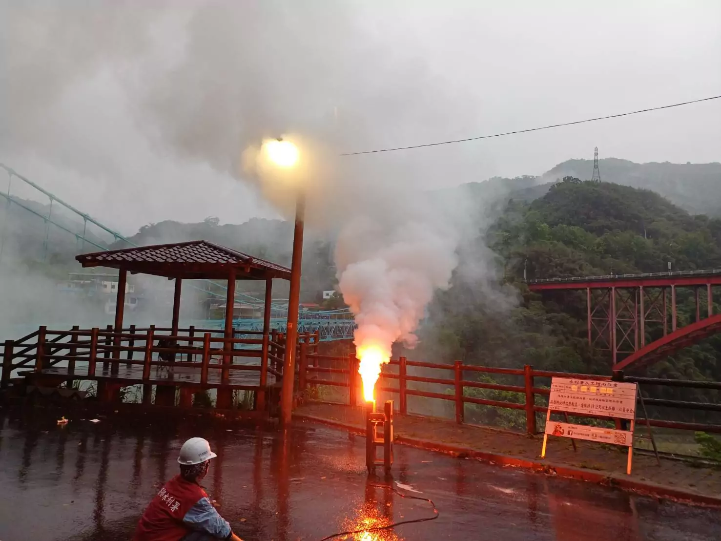 石門水庫蓄水率跌破3成 北水分署實施今年第5次人工增雨 石門水庫蓄水率跌破3成 北水分署實施今年第5次人工增雨