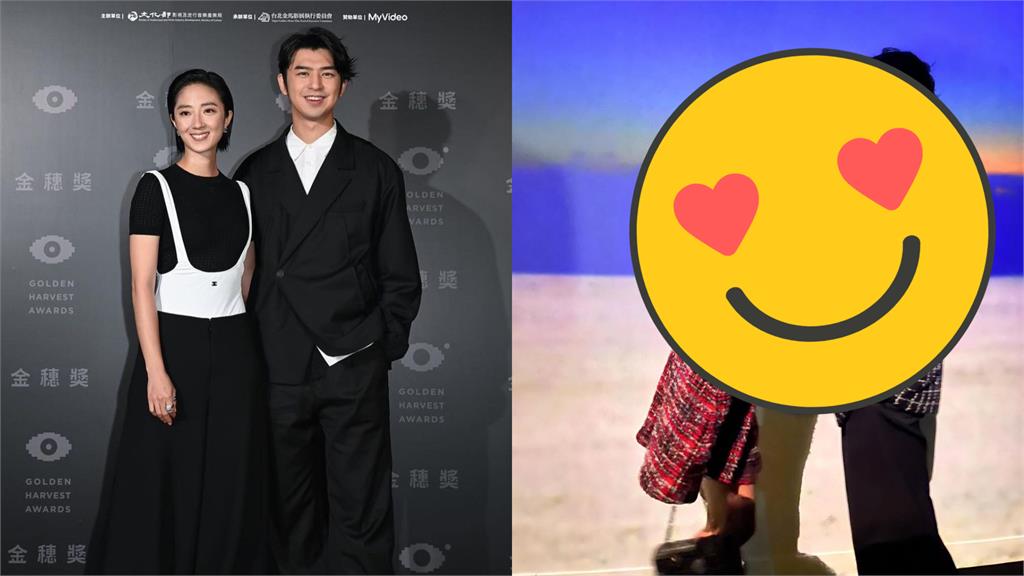 夢回《藍色大門》!桂綸鎂、陳柏霖「額頭貼下巴」浪漫照曝