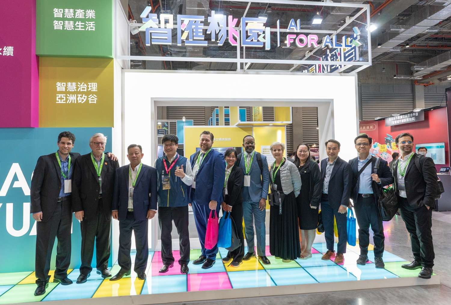 智慧城市展桃園主題館展現國際實力 創新科技獲外國專業人士肯定 AAII