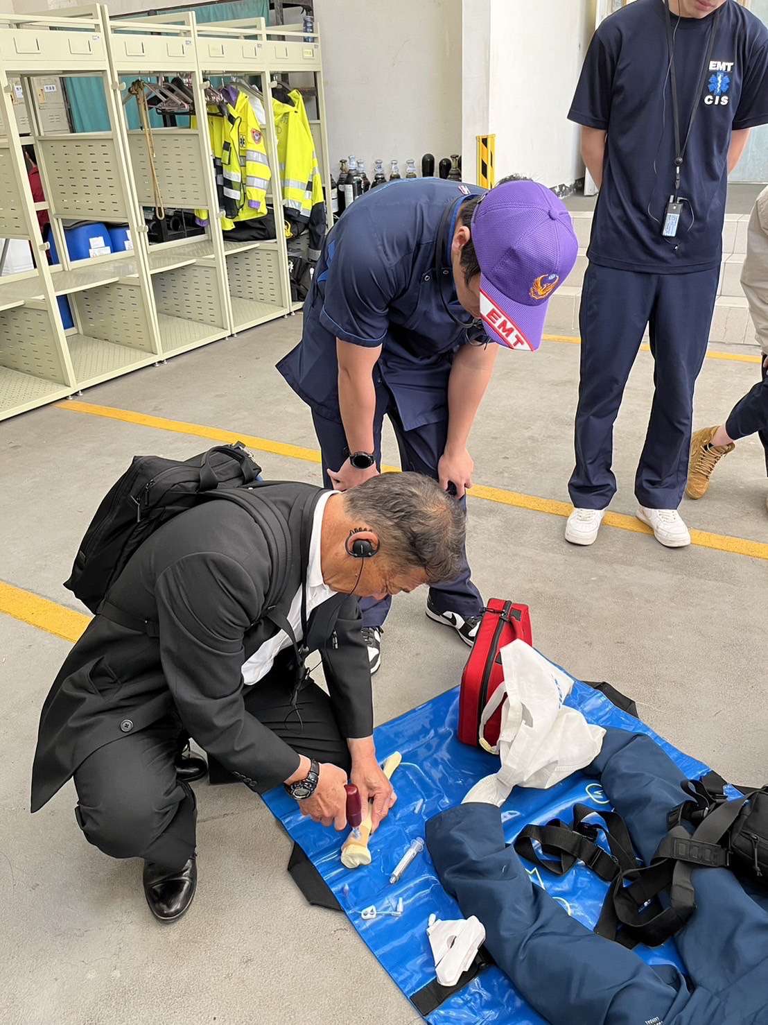 日本千葉科學大學訪桃園消防分隊　參加緊急救護訓練