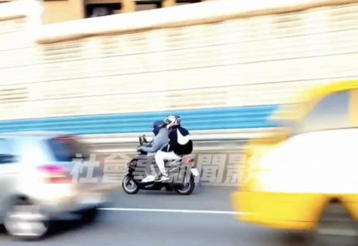 【有片】桃園機車雙載玩命闖國2 國道警察開罰了