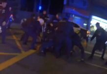 【有片】驚悚畫面曝光!桃園嫌犯深夜朝警局開槍 警匪追逐1員警左肩負傷