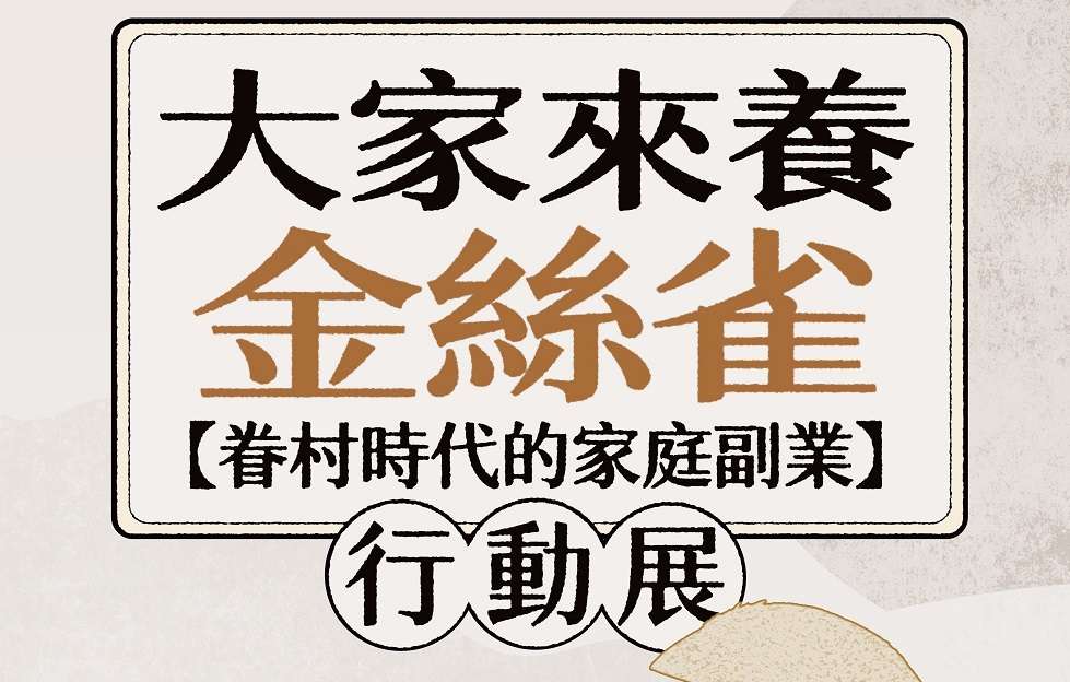 桃文化局「大家來養金絲雀」行動成果展3/23登場 認識眷村時代家庭副業