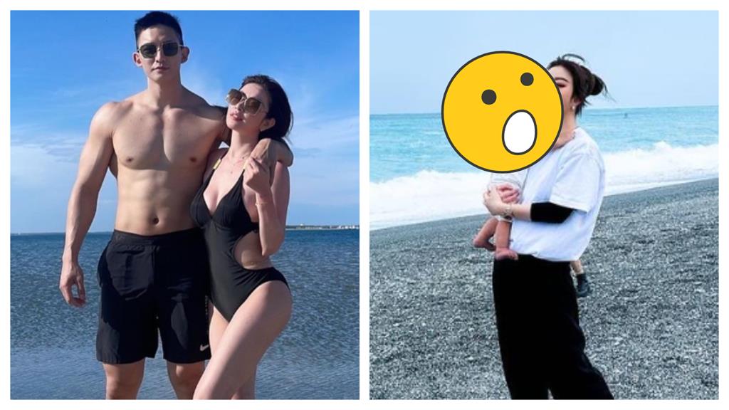 許維恩抱女兒海邊拍照突見「詭異女臉」!超雷原因曝網笑翻