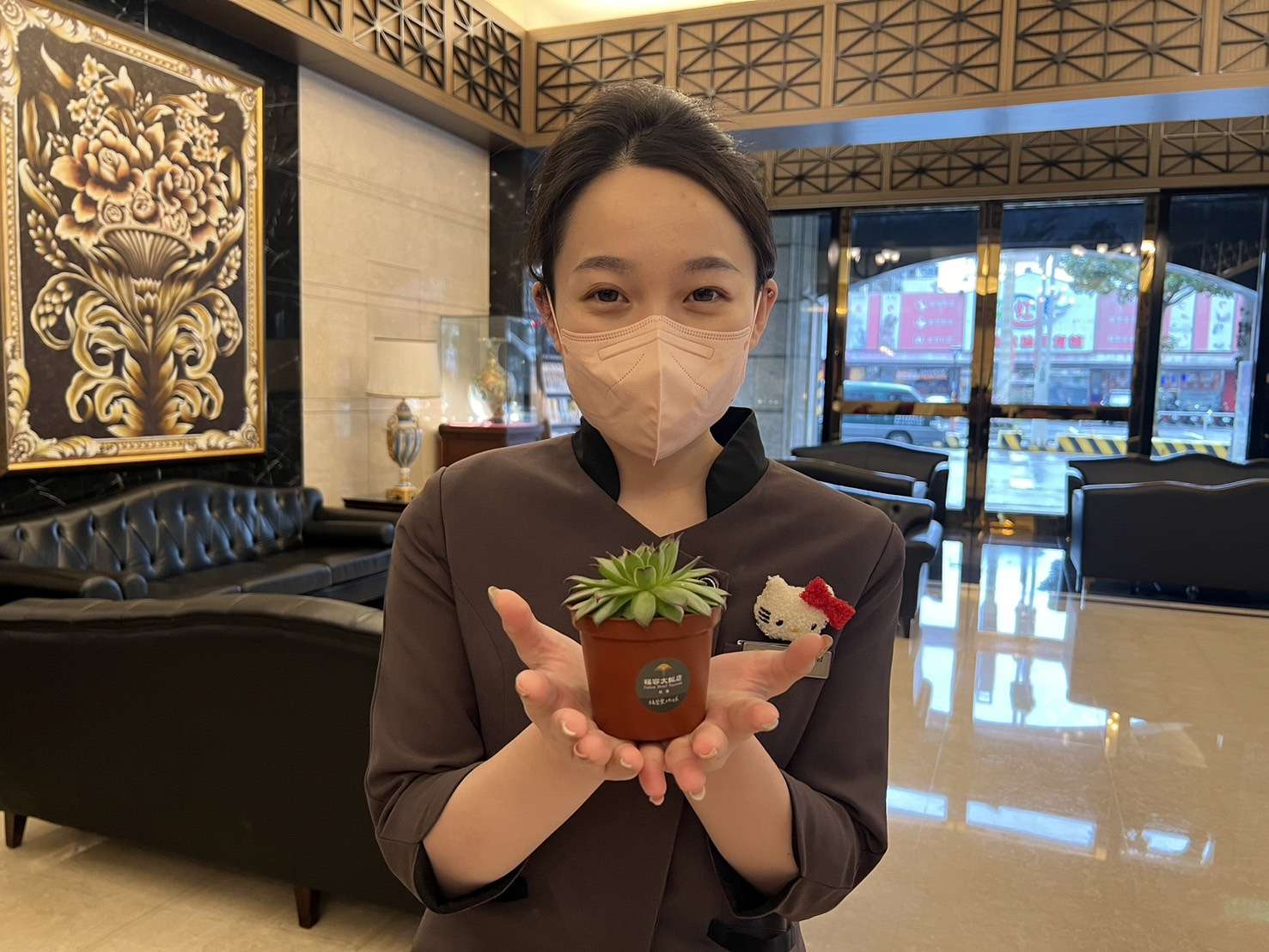 福容桃園店3/9~3/12送多肉植物盆栽 邀您響應植樹節愛地球