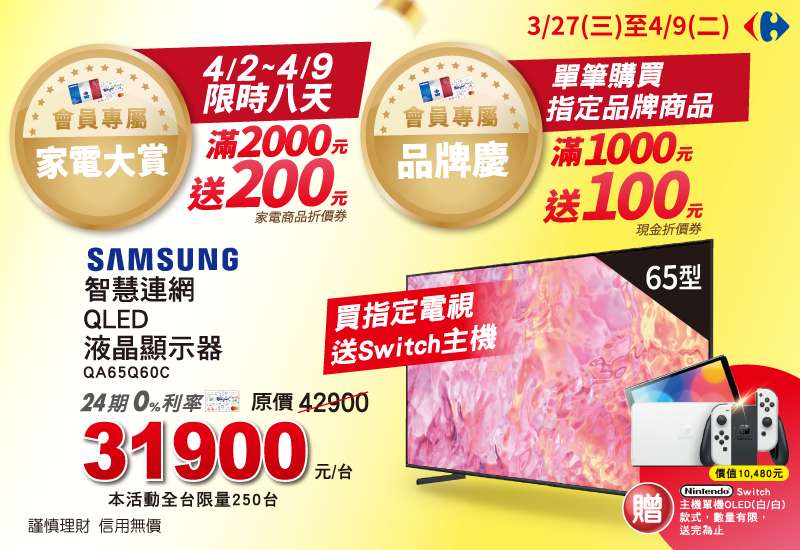 歡慶家樂福在台35年!週年慶大回饋3.5億紅利點數 圖二 1