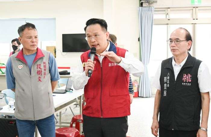 八德社區大樓磁磚遭震落 桃市府緊急安置55住戶 20240403141932226