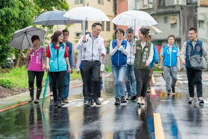桃園龍泉五街延伸大慶街道路完工 改善居民交通品質 20240408152056272