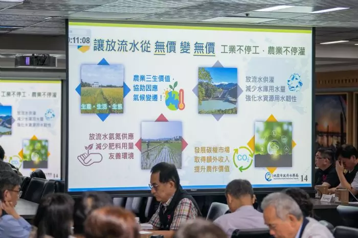 水資源再利用 桃園首創放流水灌溉 水資源再利用 桃園首創放流水灌溉