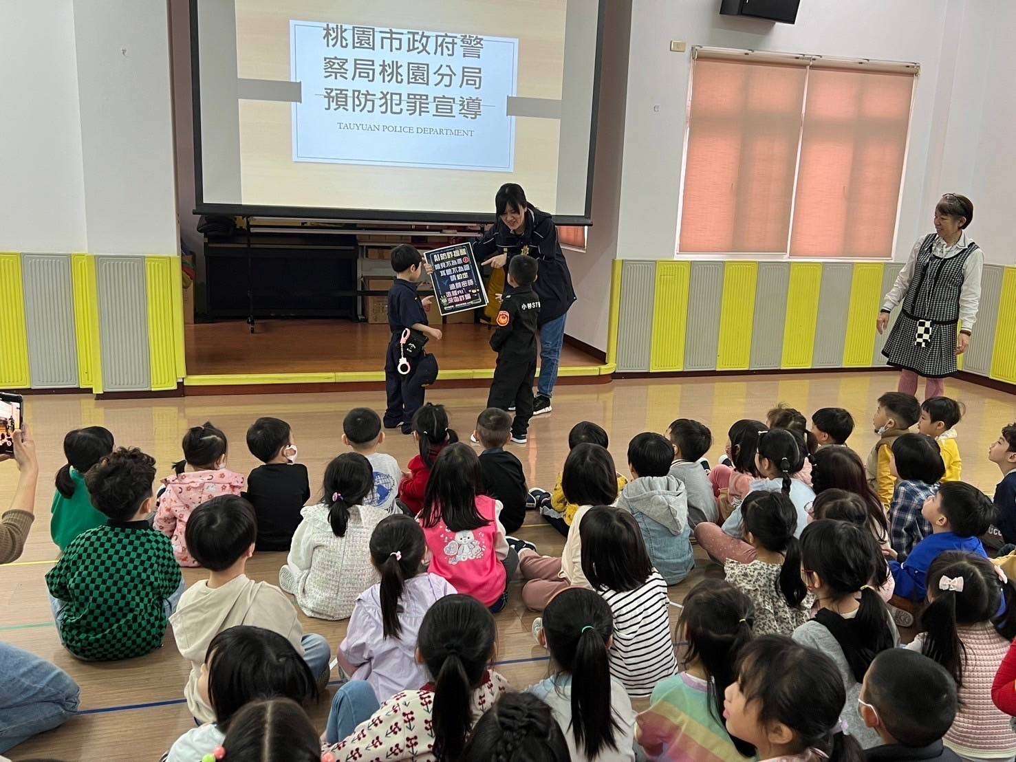 桃警深入校園預防犯罪宣導 教學童破解AI變臉詐騙 376538