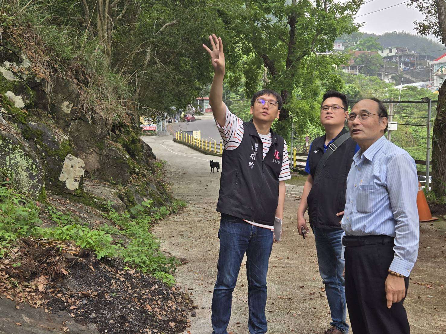 提升遊客上山意願 桃園觀旅局長周柏吟震後視察民宿建築結構 603377 0
