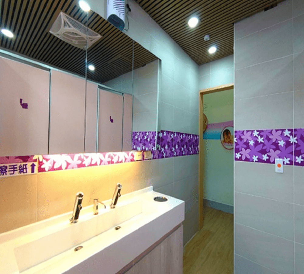 楊梅戶所廁所煥然一新 融入客庄特色