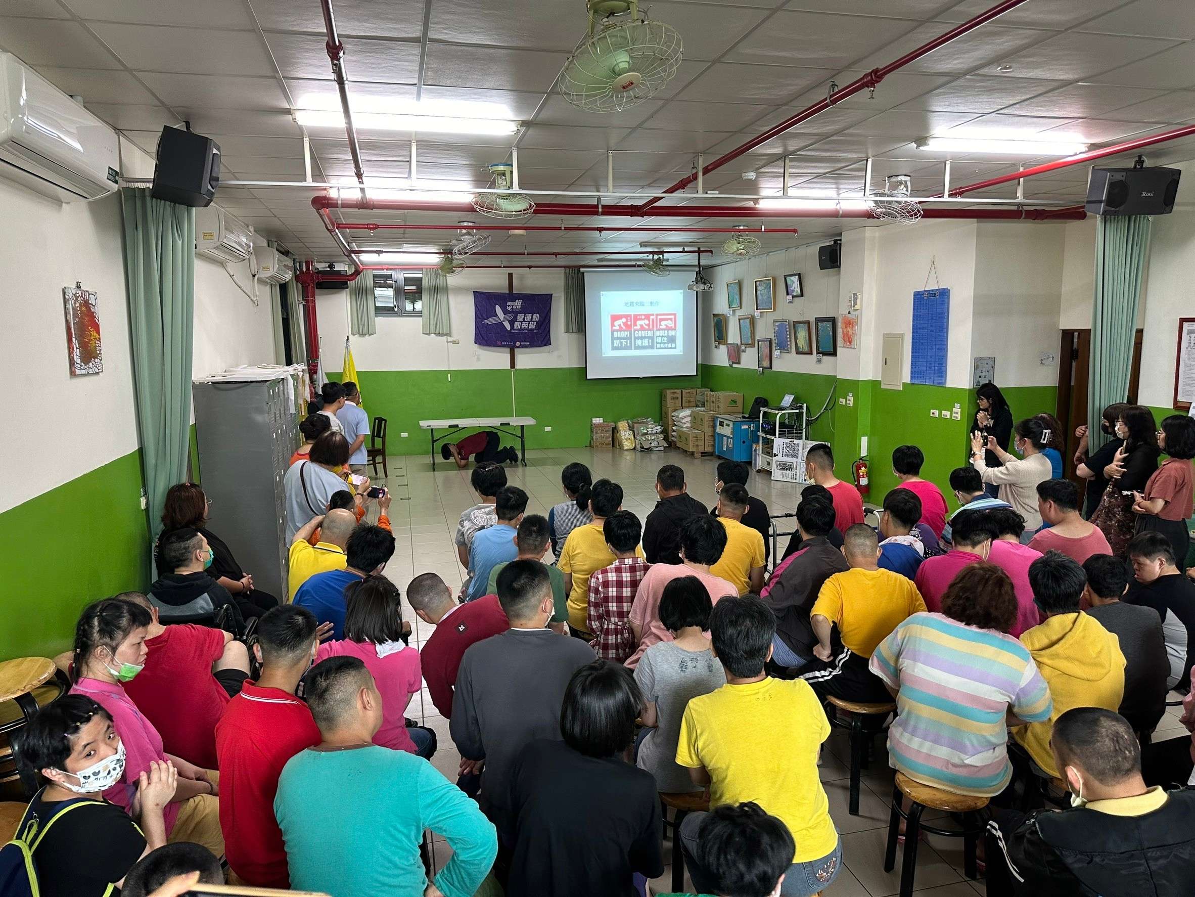 青埔消防分隊前進身障者照護機構 寓教於樂宣導防災知識 DSDFWD