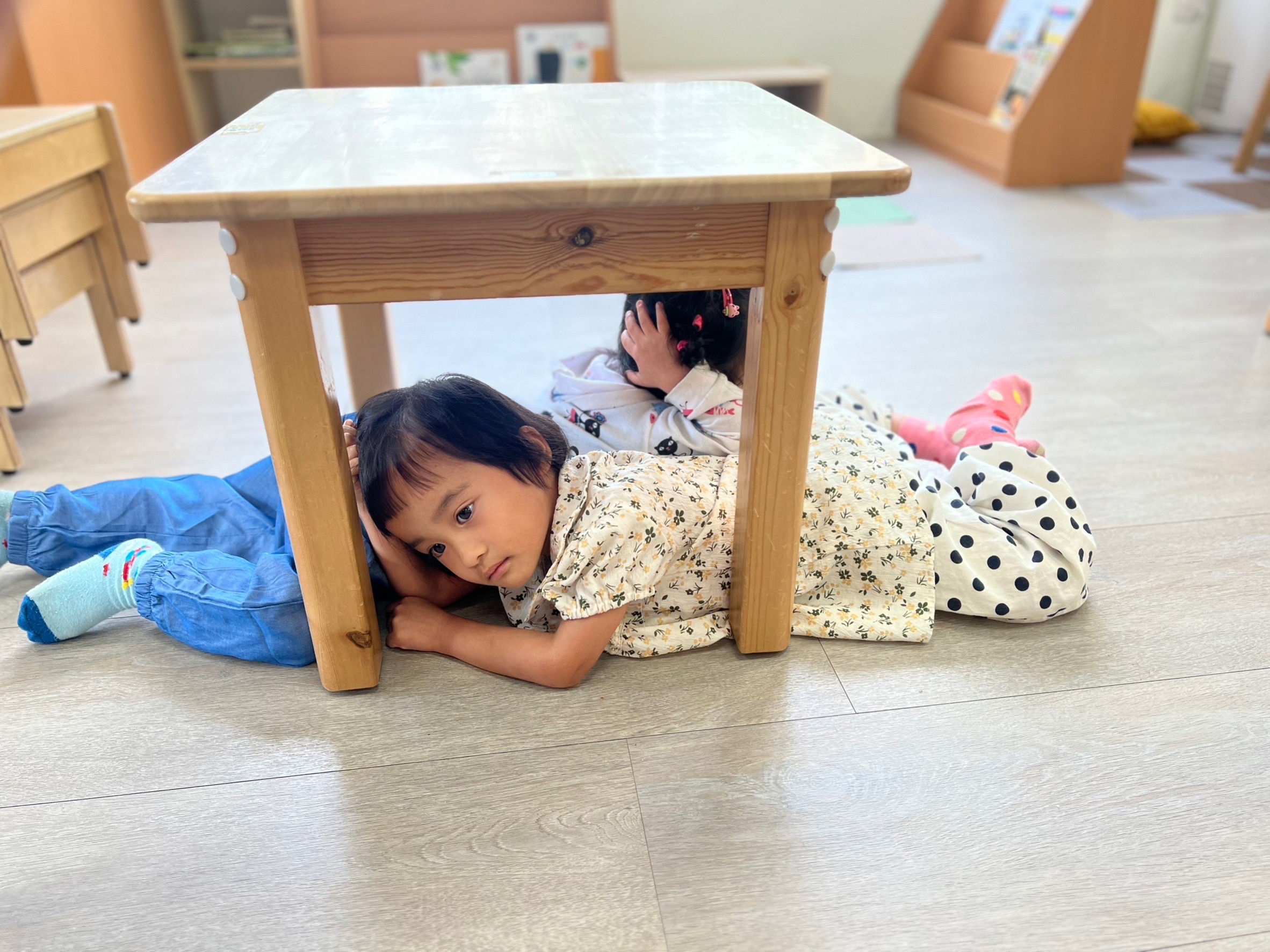 震不停!桃消龍潭分隊前進幼兒園 傳授幼童地震保命三步驟 S 45793383 0