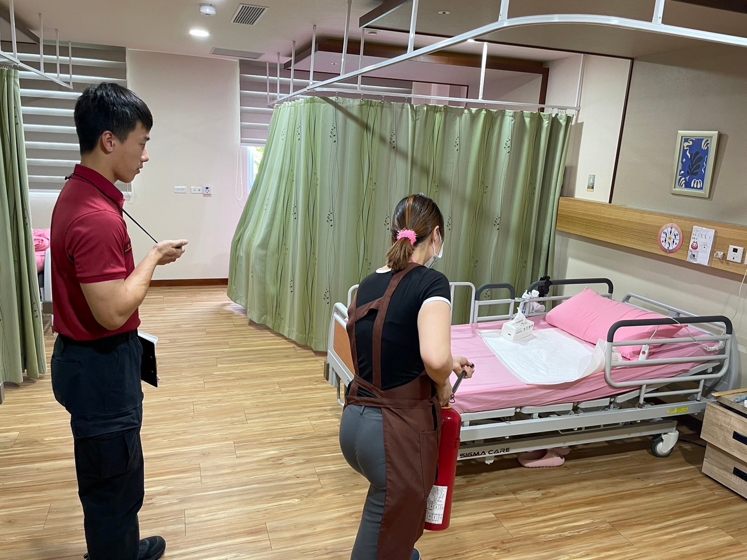 桃消龍潭分隊前進長照機構 強化防災應變能力 S 45809676 0
