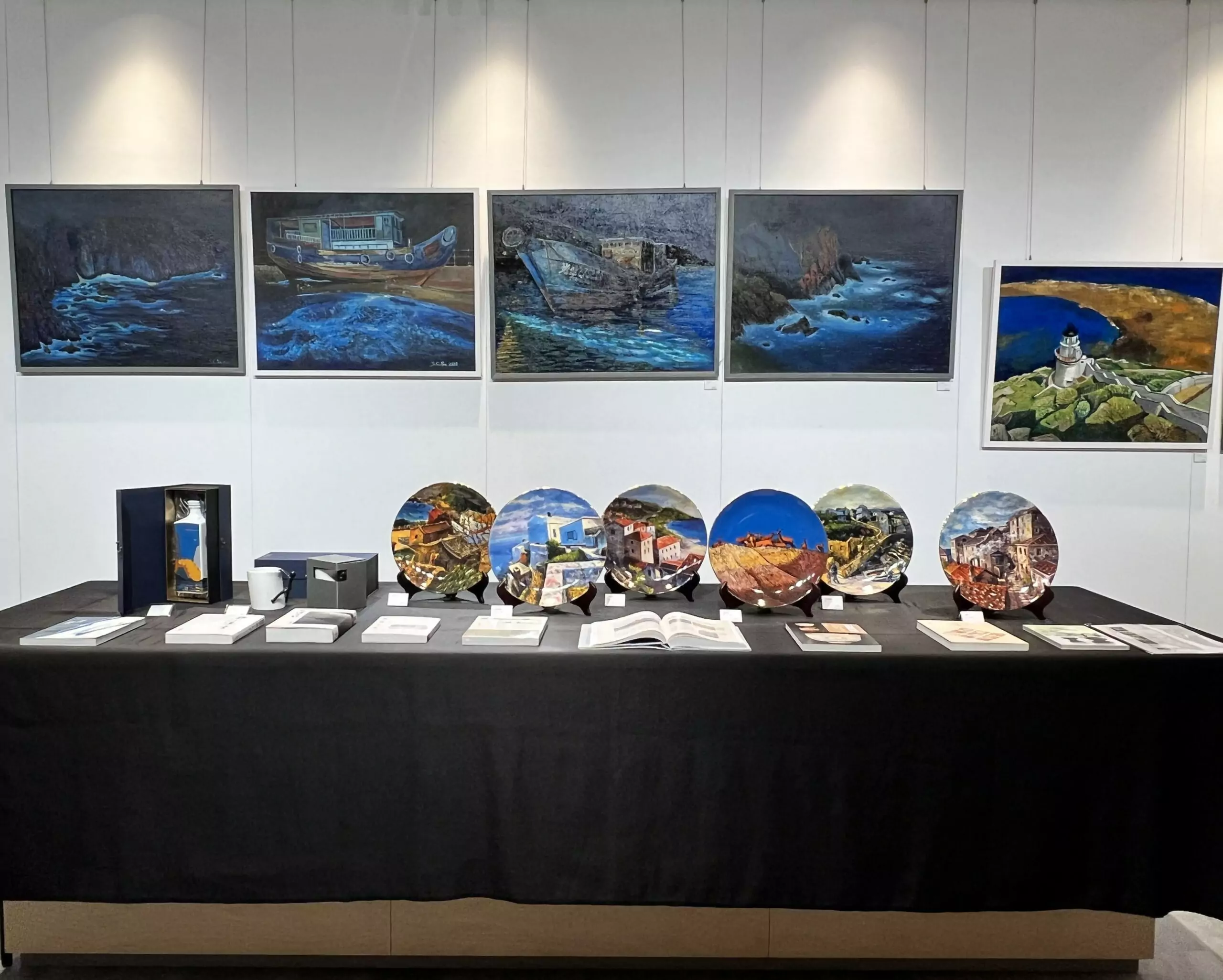 藝術家曹松清微型個展【馬祖.藍眼淚】 以畫作補捉看得見的「台灣之光」 圖2 scaled