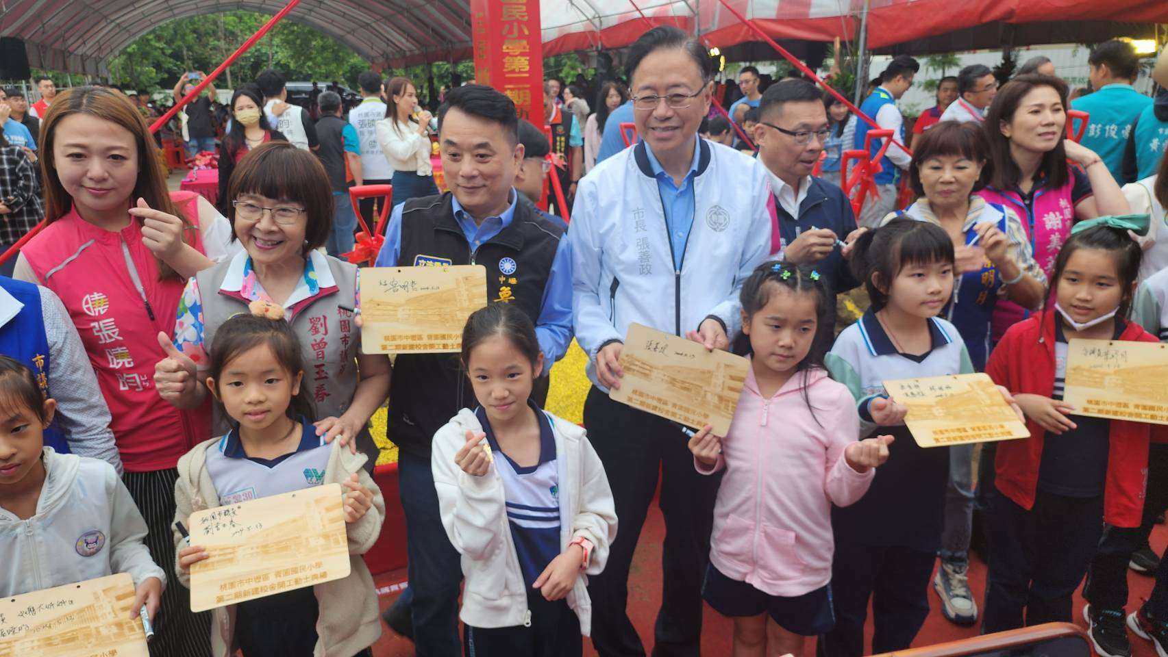 桃市青園國小新建校舍二期工程動土 2階段完工時間曝 1699543 0