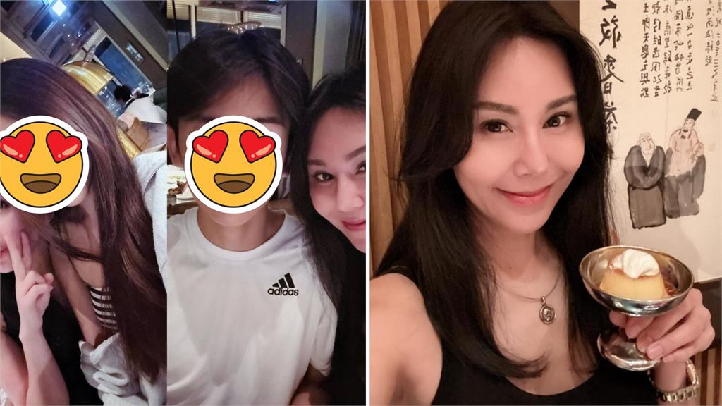 洪曉蕾兒女「超高顏值正臉照」流出!網友一面倒狂讚