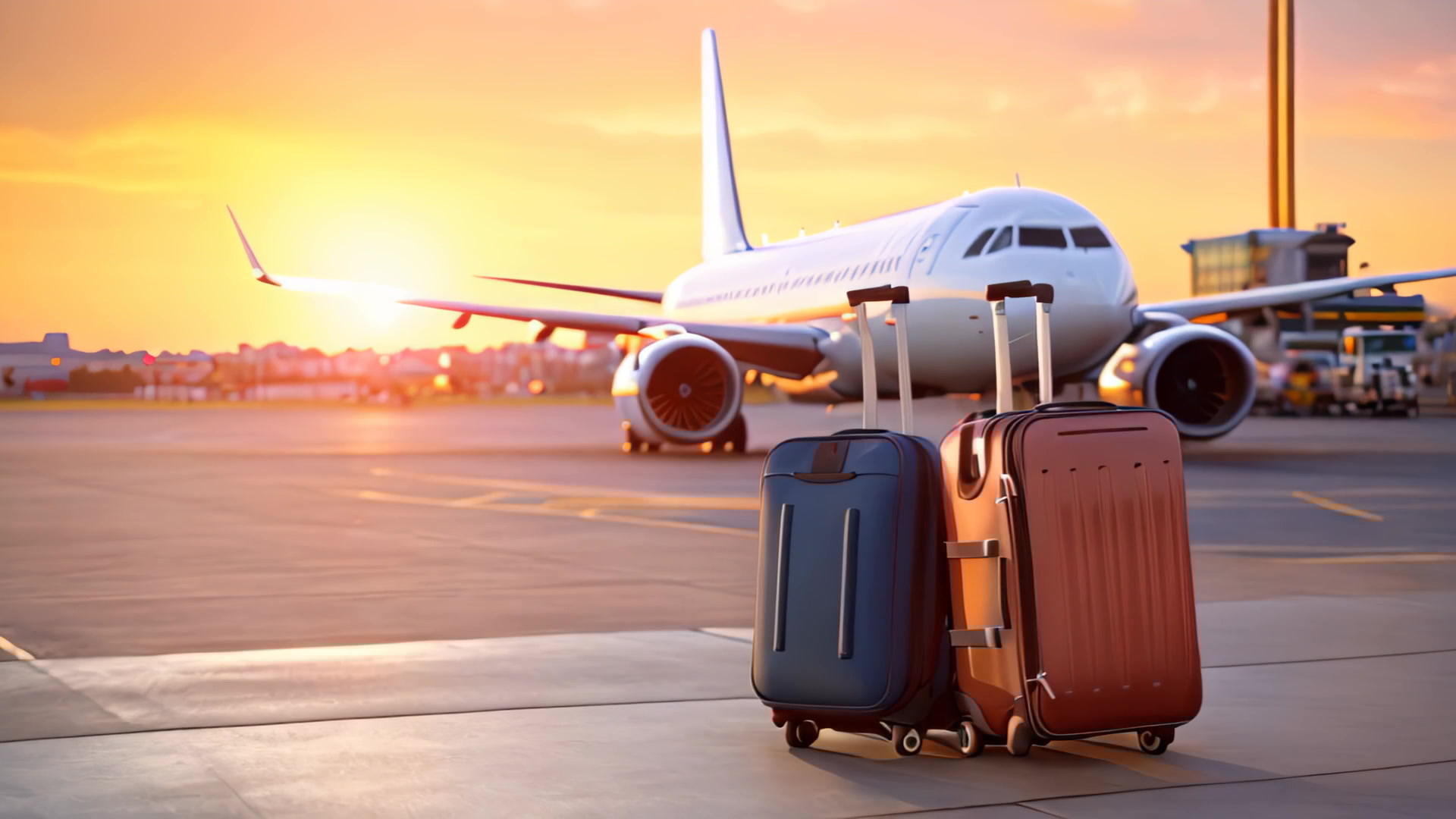 海外演出邀約竟是詐騙陷阱 失聯火舞表演者回來了 32508395 MotionElements luggage on airport runway converted a 0164