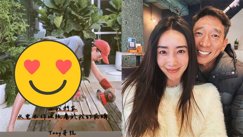 隋棠做木工太辣「腿根被看光」尪不忍發話