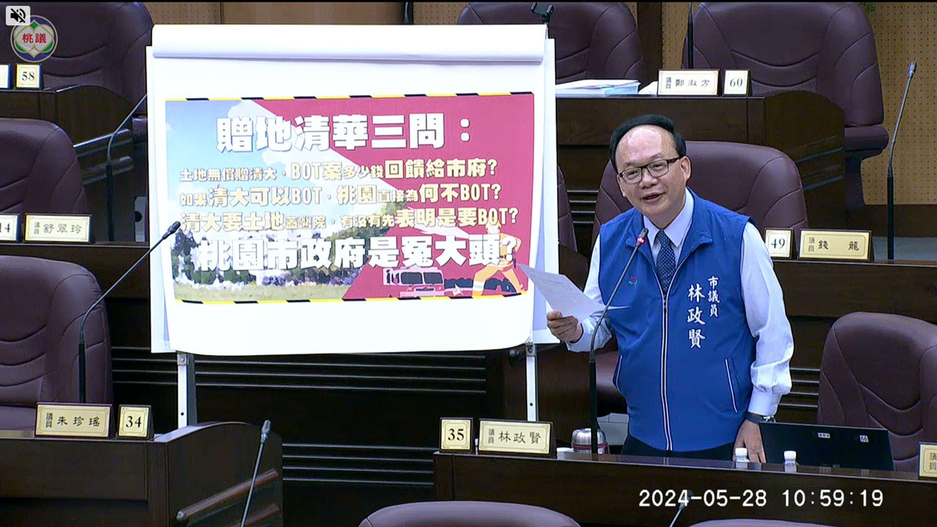 提供土地卻沒任何回饋?林政賢質疑鄭文燦圖利私人集團 53684