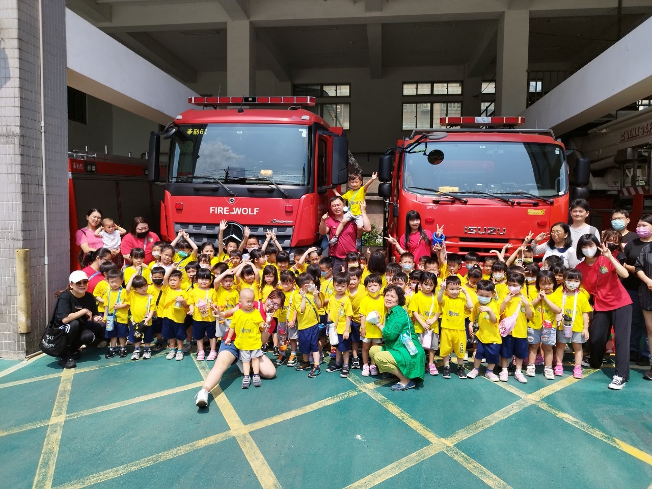 幼兒園前進華勛消防分隊 防災教育向下扎根 LINE ALBUM 113.040430 1