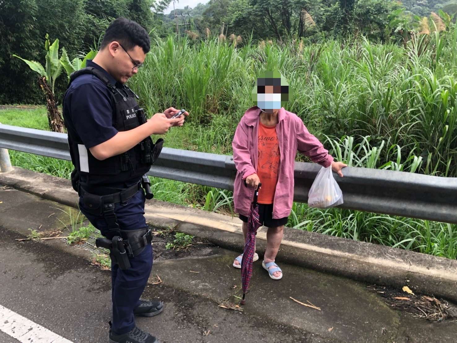 失智婦外出購物失聯 楊梅警火速尋人 S 17022992
