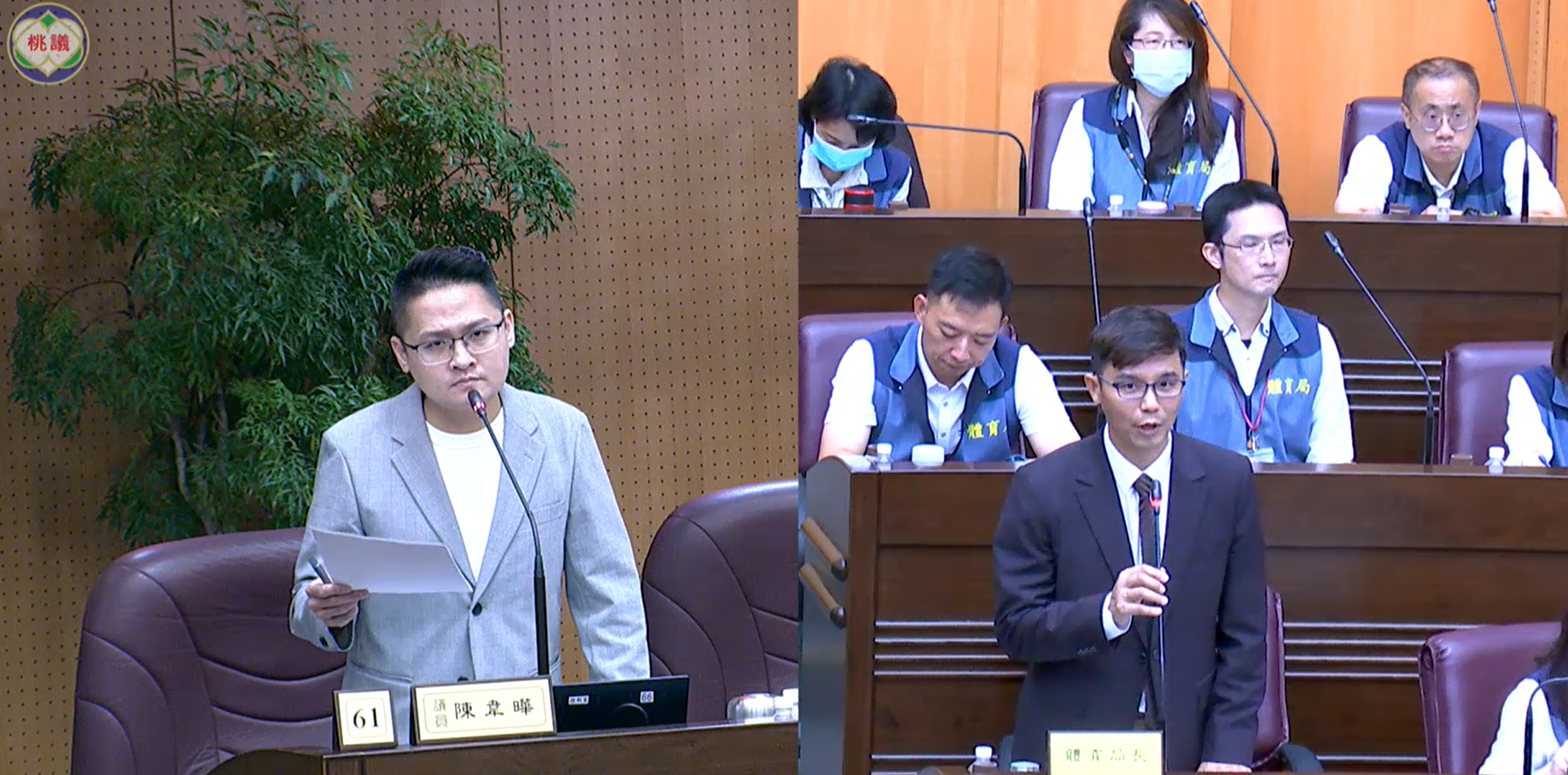 滿足多元運動需求 陳韋曄建議桃園體育局優化場館設備 srgdsrhhhghg