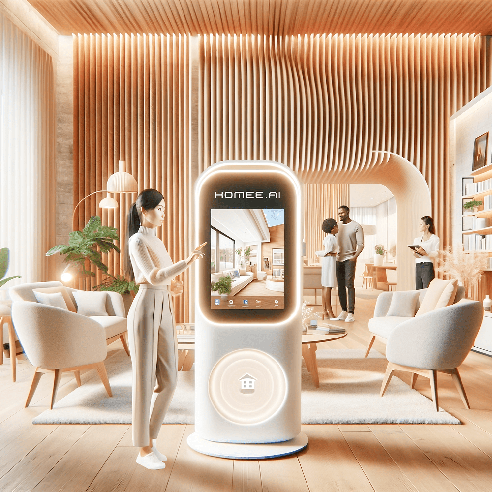 【圖四】HOMEE AI 未來將推出 AI KIOSK 於實驗店，消費者可透過對話，獲客製化空間設計與家