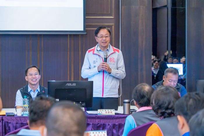 張善政傾聽里長意見 推動平鎮建設發展 20240613205100008