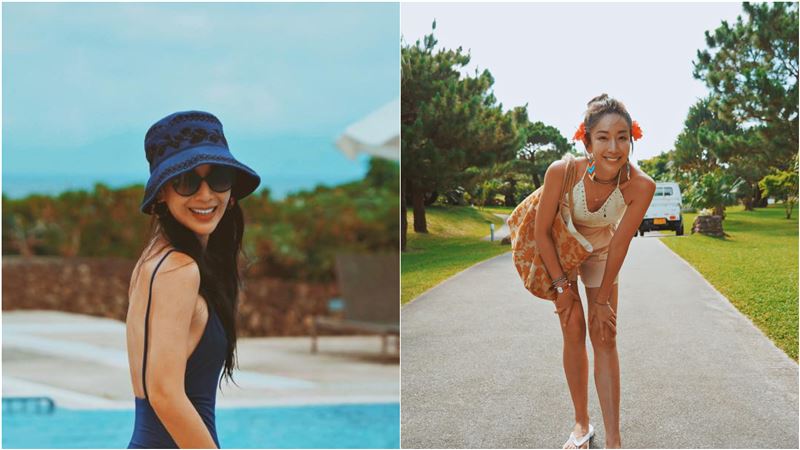 隋棠脫了!海島驚見高衩泳裝露超辣曲線