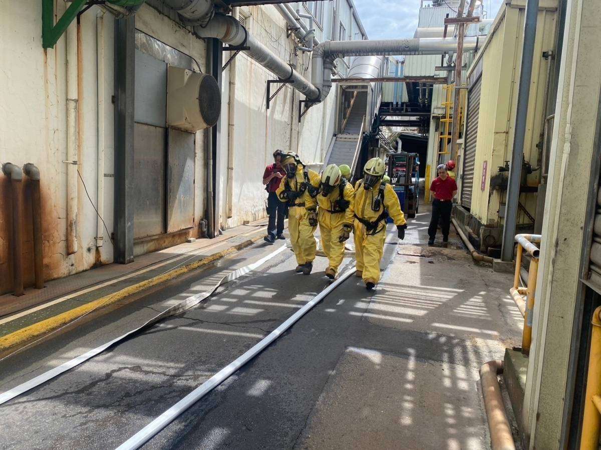 化學災害搶救風險高 桃消山腳分隊辦理演練 917000 0