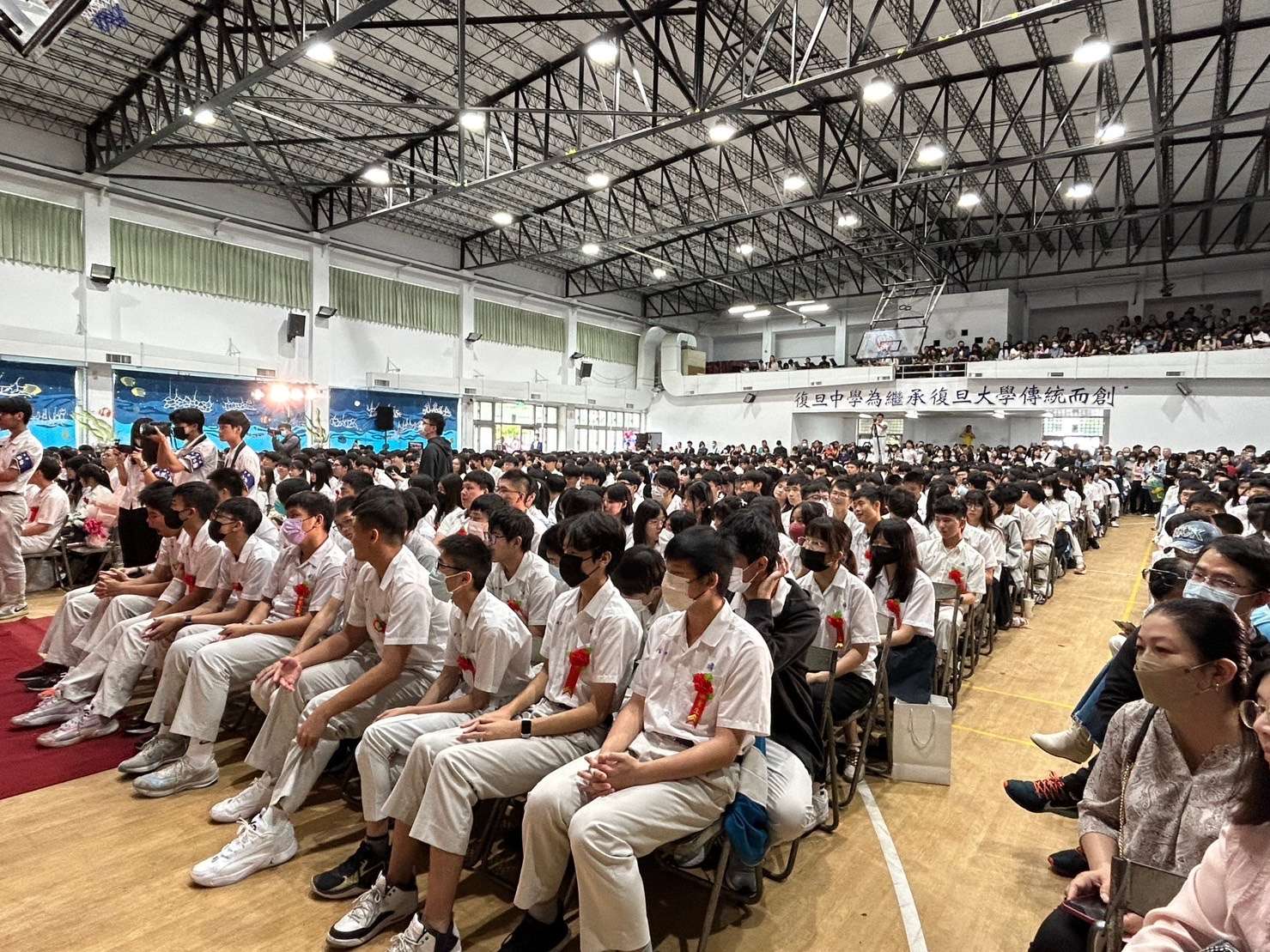 復旦高中首次邀請縣市首長出席畢典 張善政:很榮幸 S 156205063 0