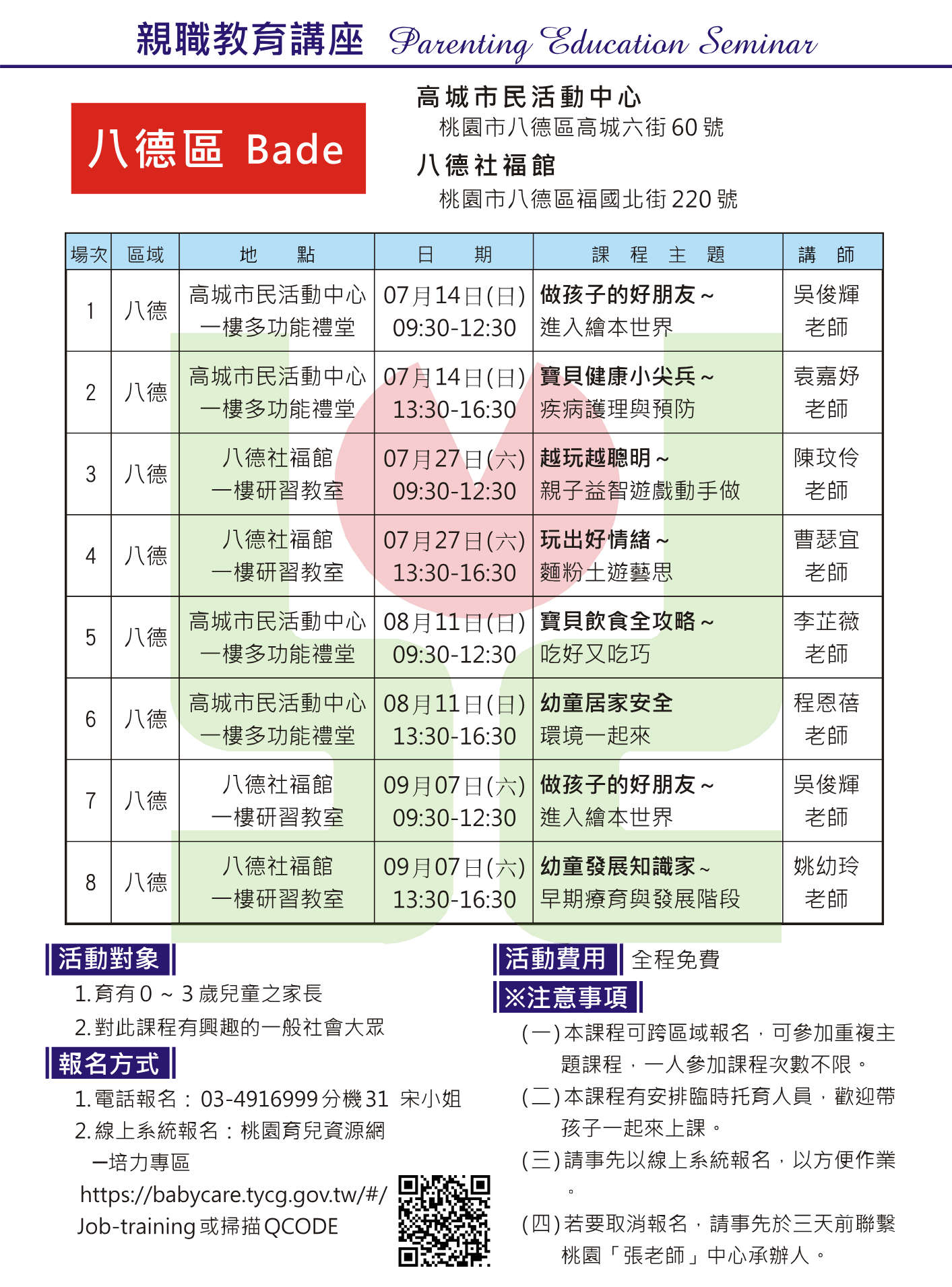 助家長建立良好親子關係 桃市親職教育課程報名開跑 page 2 e1717488918965