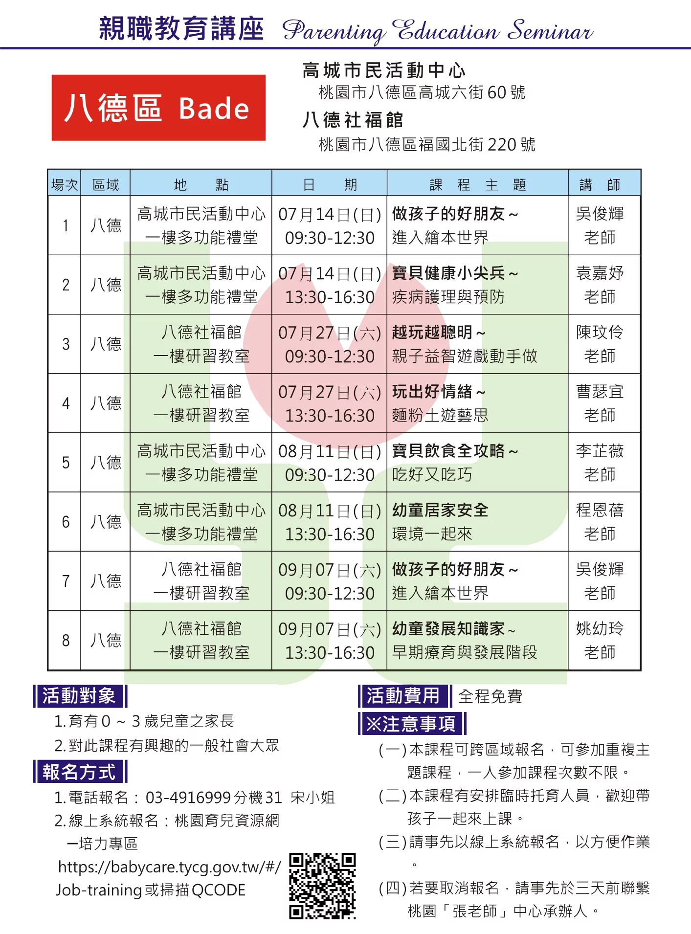 助家長建立良好親子關係 桃市親職教育課程報名開跑 page 2 e1717488918965