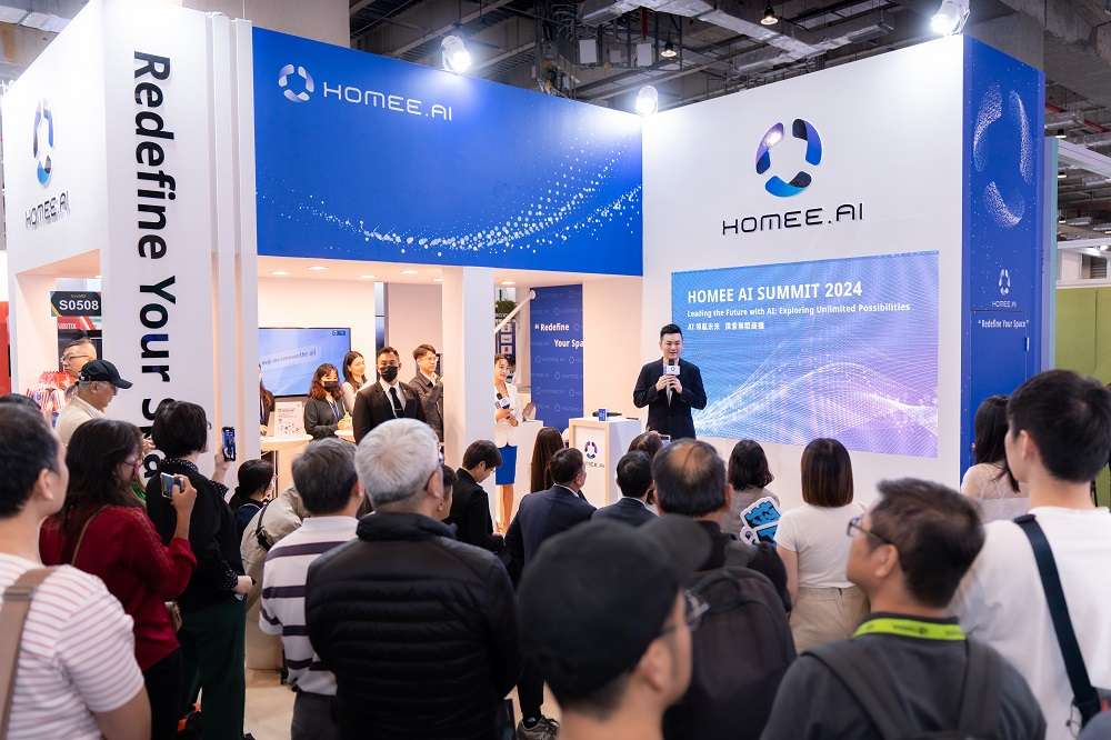 HOMEE AI獲總統勉勵 COMPUTEX期間攜手產官學辦AI高峰論壇 【圖八】HOMEE AI 創辦人暨執行長杜宇威開幕致詞