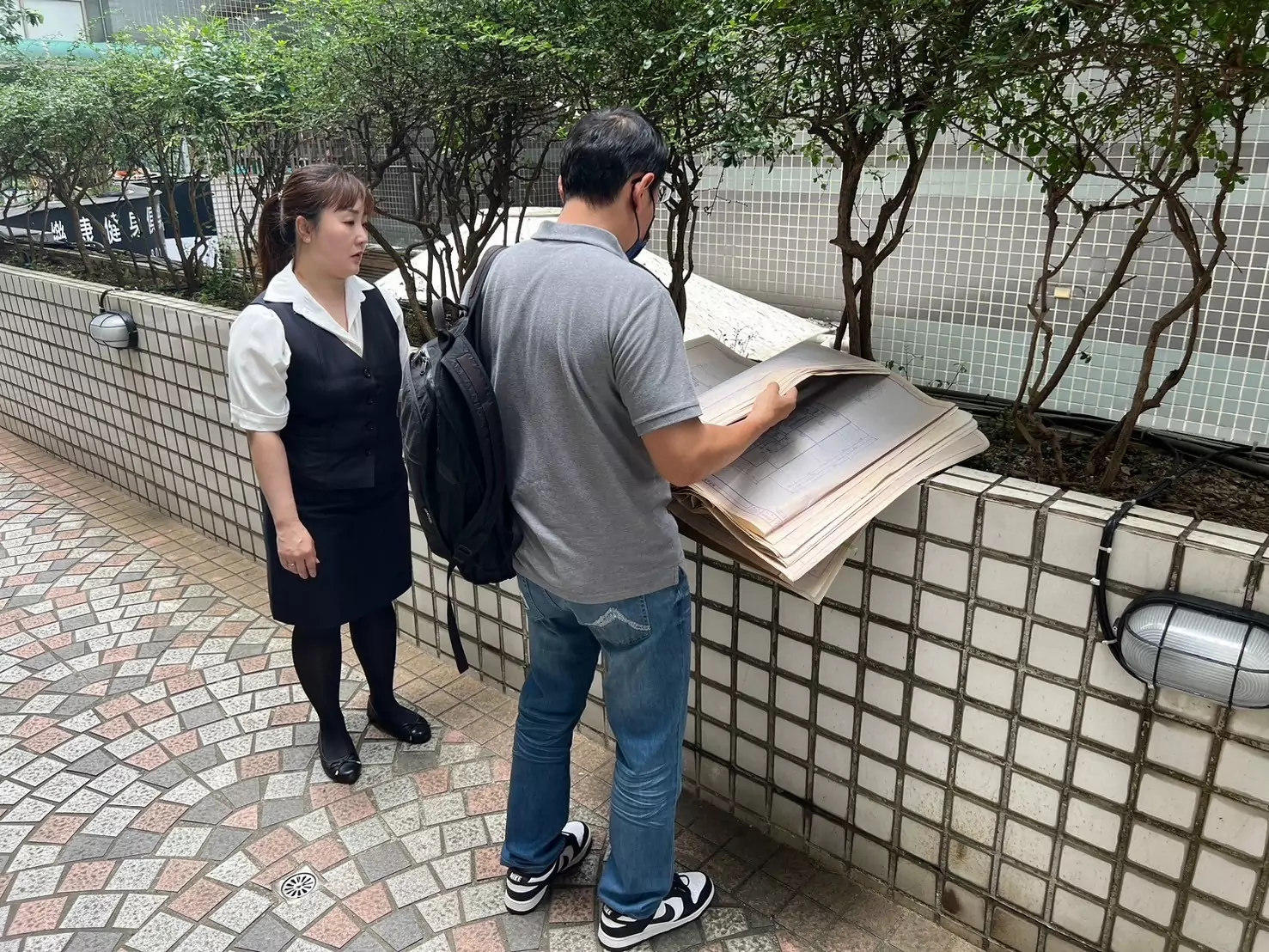 桃園建管處防範大樓火災 要求竣工報告書須包含這項目 技師檢核設計圖與實際裝置資料畫面 0