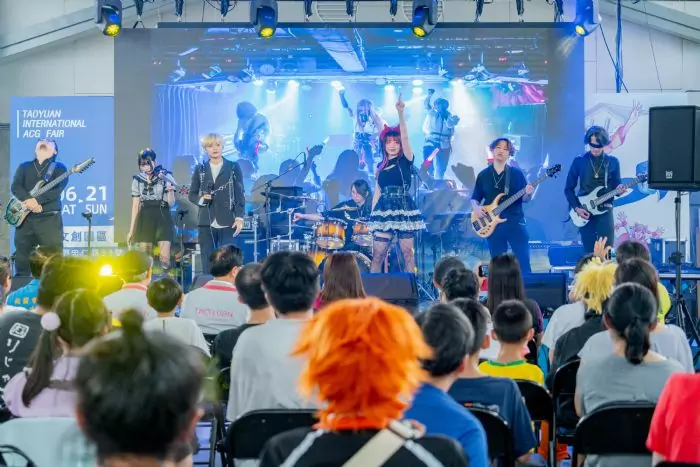 桃園國際動漫大展上演動漫熱音夜 點燃現場氣氛 20240713205519044