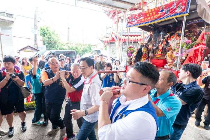 蘆竹誠聖宮關公夜巡遶境起駕 庇佑在地信眾平安 20240728171312650