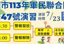北部萬安47號演習7/23登場 管制詳情這裡看 北部萬安47號演習7/23登場 管制詳情這裡看