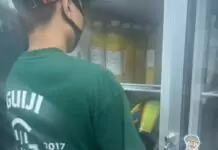 飲料店又出事!龜記員工安全帽放冰箱 網:聞到頭皮味了 飲料店又出事!龜記員工安全帽放冰箱 網:聞到頭皮味了