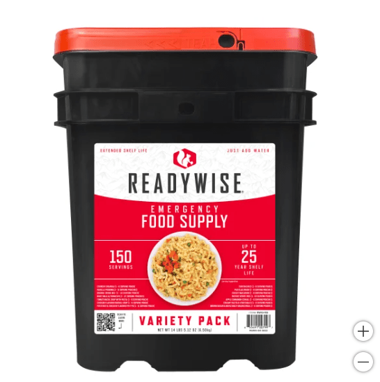 美式賣場推「末日求生桶」 加水就能吃25年