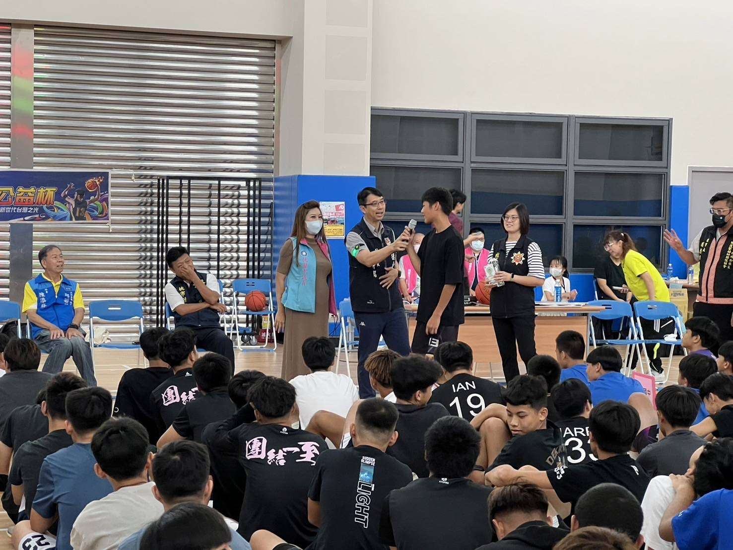 八德警籃球活動反毒反詐宣導 提升青少年防騙意識 640241